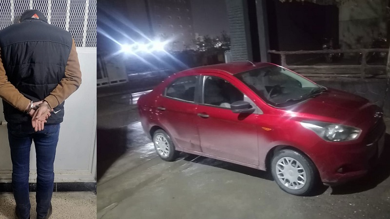 پۆلیسى سلێمانى ئۆتۆمبێلى هاووڵاتیان تۆمەتبارێکى دەستگیرکرد