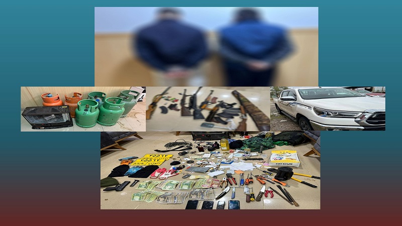 لە سلێمانى دوو تۆمەتبار بە تۆمەتى دزى لە (30) شوێن دەستگیرکران