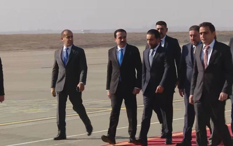 شاندێکى باڵاى هاوپەیمانى تەقەدووم و عەزم گەیشتنە هەولێر