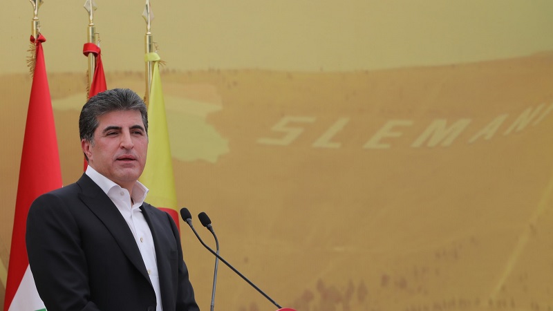 نێچیرڤان بارزانى بۆ یەکێتى لاوان: ڕێكخراوه‌كه‌تان خاوەن مێژوویەکی پڕ سەروەری و خەباتێکی مەدەنییە