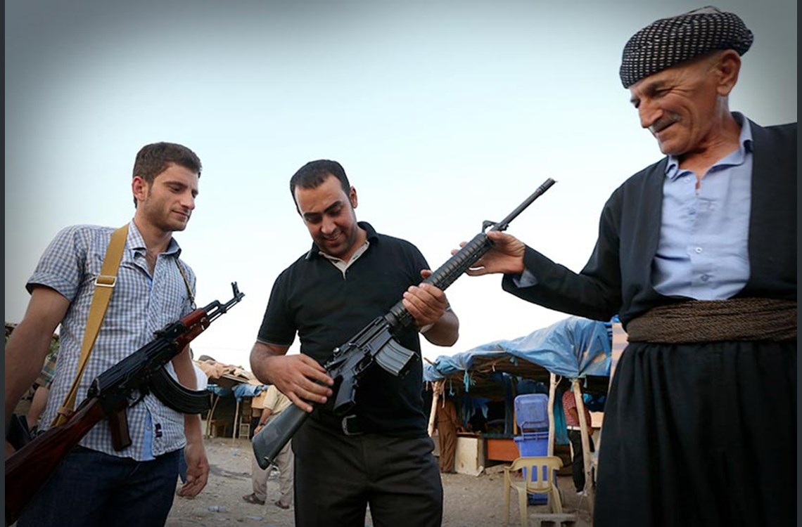 کۆمەڵگەیەکى تایبەت بە فرۆشتنى چەک لە هەرێمى کوردستان دەکرێتەوە