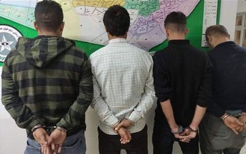ئەو چوار کەسەى دەستدرێژییان کردبووە سەر ئافرەتێک دەستگیرکران