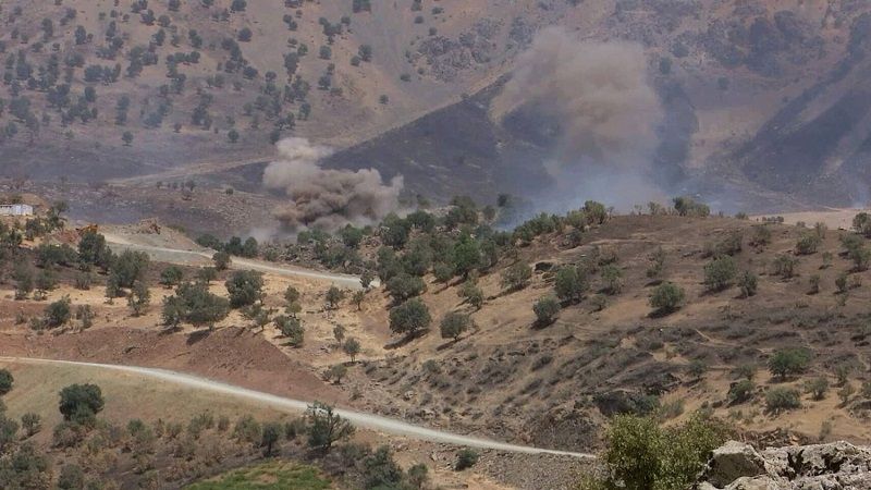 ئێران بە درۆن و تۆپخانەکانى، هێرشیکردەسەر  هەرێمى کوردستان