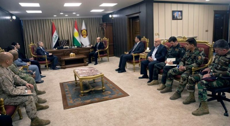 ئەمەریکا: تا وه‌زاره‌تی پێشمه‌رگه‌ به‌هێز بێت ئاسایشی ناوچه‌كه‌ پارێزراوتر ده‌بێ