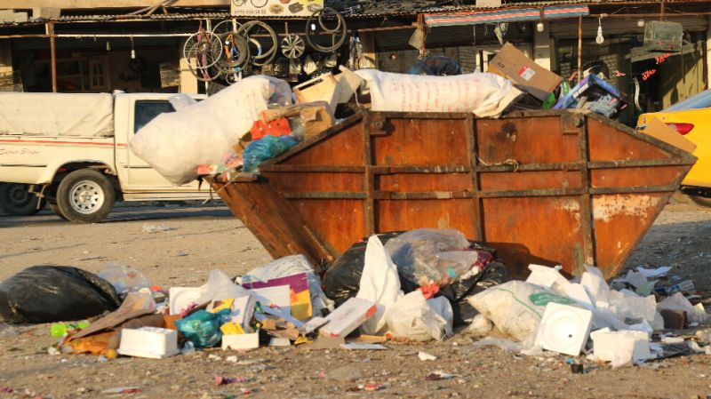 وەزارەتی شارەوانی: مانگانە زیاتر لە60هەزار تۆن و خاشاک لە هەولێر هەڵدەگیرێتەوە