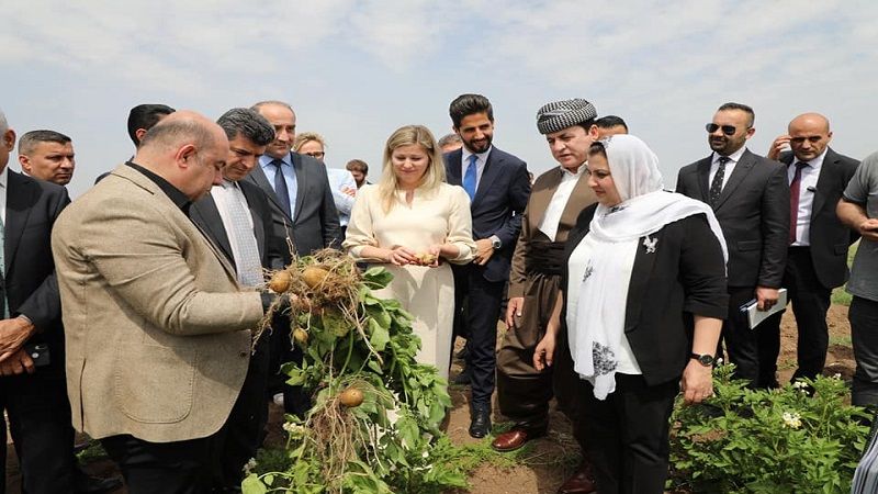 هۆڵەندا  جەخت لە پشتیوانیکردنى جووتیارانى هەرێمى کوردستان دەکاتەوە